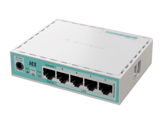 Maršrutizatorius MikroTik hEX refresh stalinio tipo