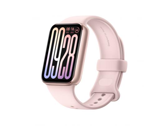 Išmanusis laikrodis Xiaomi Smart Band 9 Pro AMOLED atspari vandeniui rožinio aukso spalvos