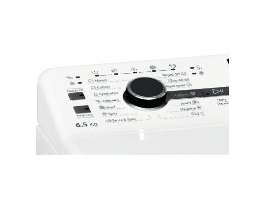Skalbimo mašina Whirlpool TDLRB 65242BS EU/N 6.5 kg Balta