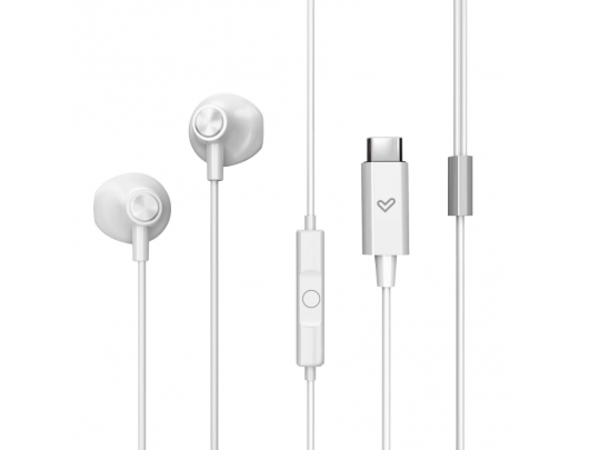 Ausinės Energy Sistem EasyPods Type C USB-C Snow