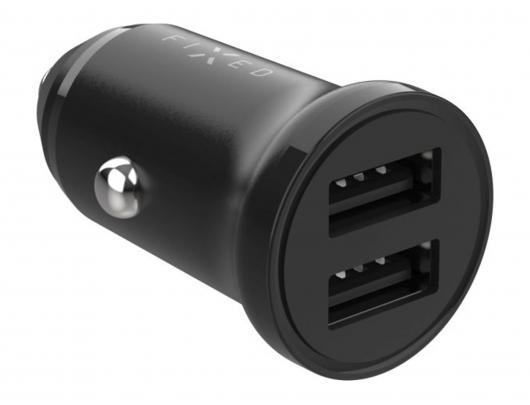 Automobilinis įkroviklis Fixed FIXED Dual USB 15W Juodas