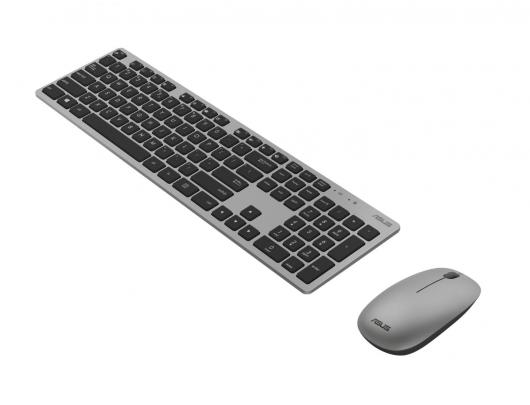 Klaviatūros ir pelės rinkinys Asus W5000 Belaidis Pilka