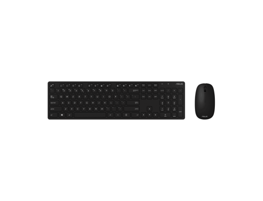 Klaviatūros ir pelės rinkinys Asus W5000 Belaidis Juodas