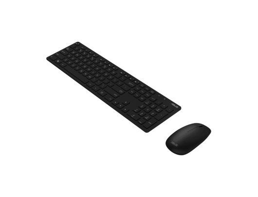 Klaviatūros ir pelės rinkinys Asus W5000 Belaidis Juodas