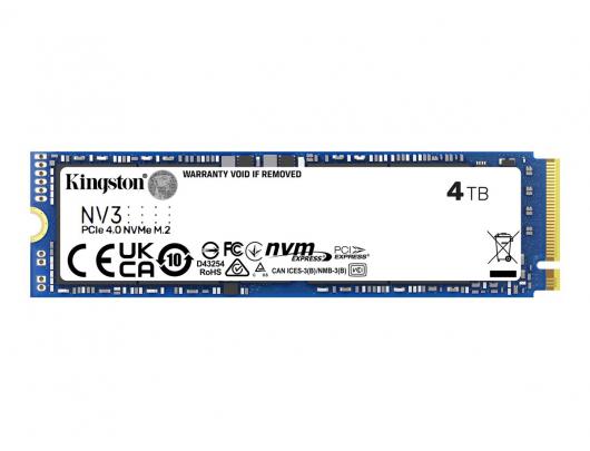 SSD diskas Kingston NV3, 4 TB, M.2, PCIe 4.0 x4 (NVMe)