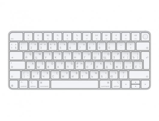 Klaviatūra Apple Magic Keyboard su Touch ID Belaidė Rusų Balta
