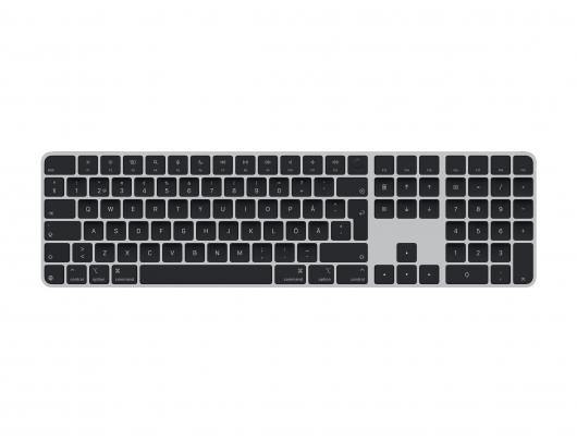 Klaviatūra Apple Magic Keyboard MXK83S/A, belaidė, su Touch ID ir skaičių klaviatūra, švediška.