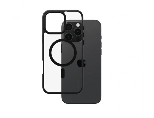 Dėklas PanzerGlass Apple iPhone 16 Pro Max Perdirbtas plastikas Skaidri Juoda