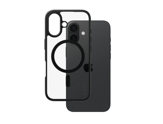 Dėklas PanzerGlass Apple iPhone 16 Perdirbtas plastikas Juoda