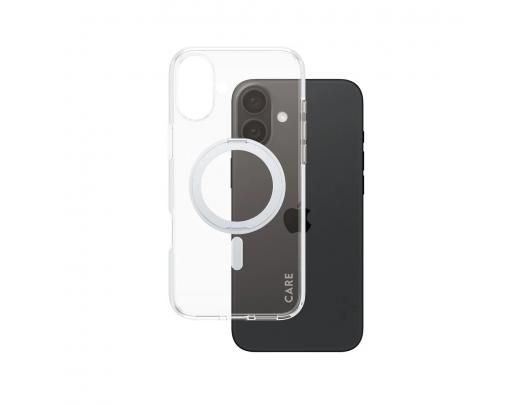 Dėklas Apple iPhone 16 Plus Perdirbtas plastikas Sidabrinė