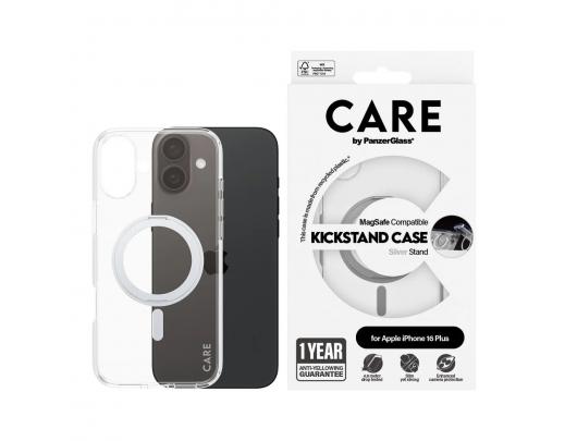 Dėklas Apple iPhone 16 Plus Perdirbtas plastikas Sidabrinė