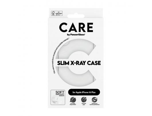 Dėklas CARE Apple iPhone 16 Plus Perdirbtas plastikas Permatoma