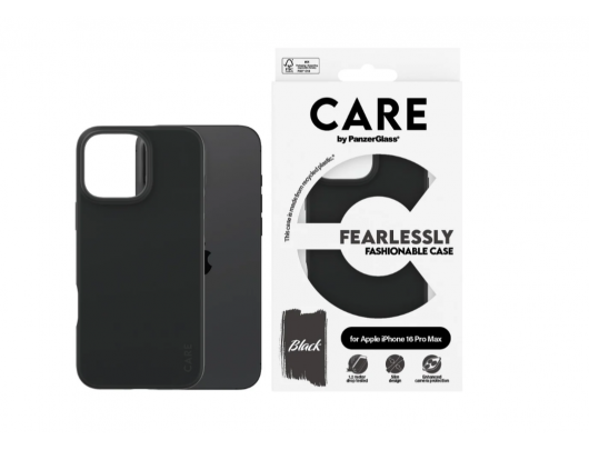 Dėklas PanzerGlass Apple iPhone 16 Pro Max Perdirbtas plastikas Juoda