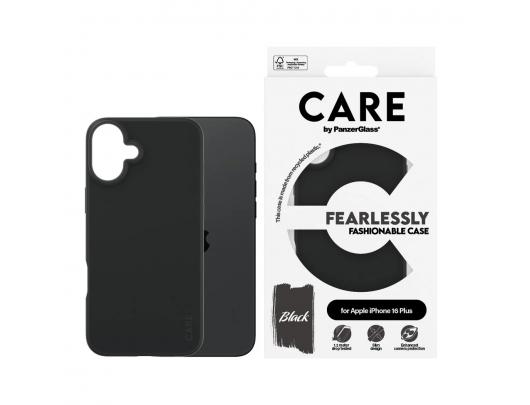 Dėklas CARE Apple iPhone 16 Plus Perdirbtas plastikas Juoda