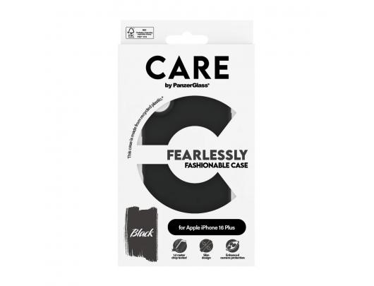 Dėklas CARE Apple iPhone 16 Plus Perdirbtas plastikas Juoda