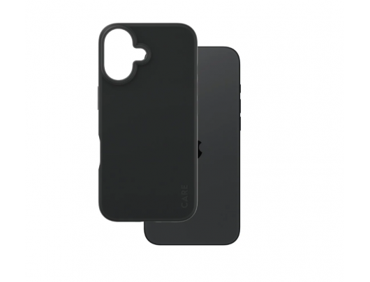 Dėklas PanzerGlass Apple iPhone 16 Perdirbtas plastikas Juoda