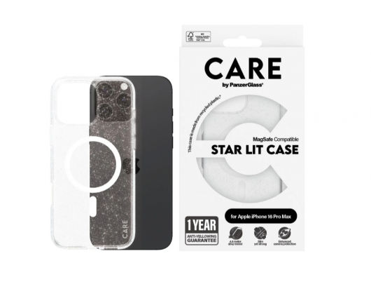 Dėklas PanzerGlass Apple iPhone 16 Pro Max Balta