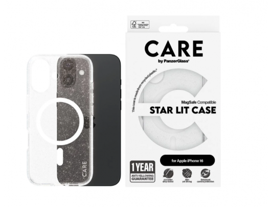 Dėklas PanzerGlass Apple iPhone 16 Balta