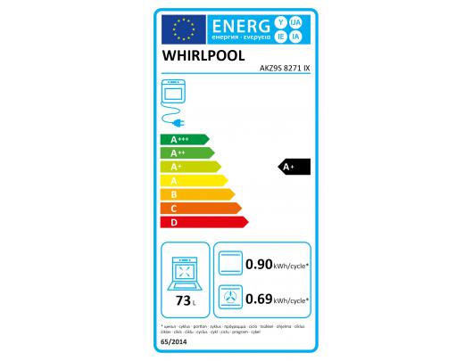Orkaitė Whirlpool AKZ9S 8271 IX 73 L Juoda