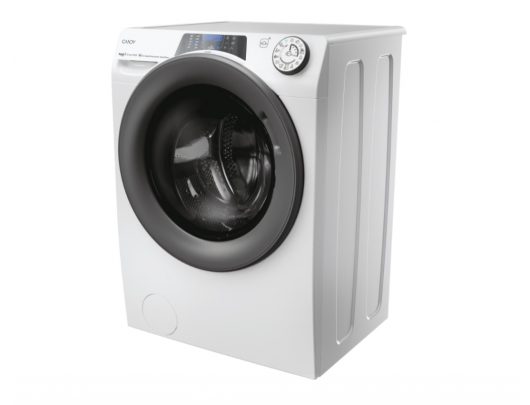 Skalbyklė-džiovyklė Candy RPW 41066BWMR8-S, A/D klasė, 10 kg, 1400 RPM, 58x60 cm, ekranas, džiovinimas 6 kg, garų funkcija, balta.