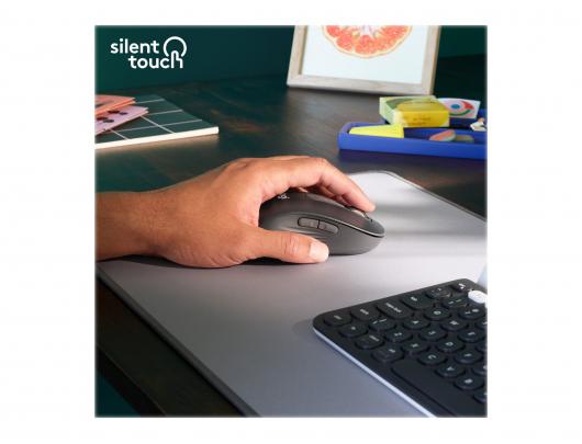 Belaidė pelė Logitech Signature M650 L Kairiarankiams Grafito