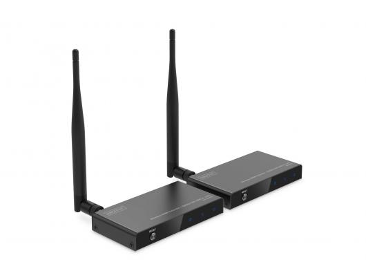 Belaidis HDMI prailgintuvas/skirstytuvas Digitus DS-55346 100m 1x4 Juodas
