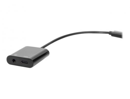 Adapteris Digitus USB-C į ausinių lizdą 0.2 m Juoda