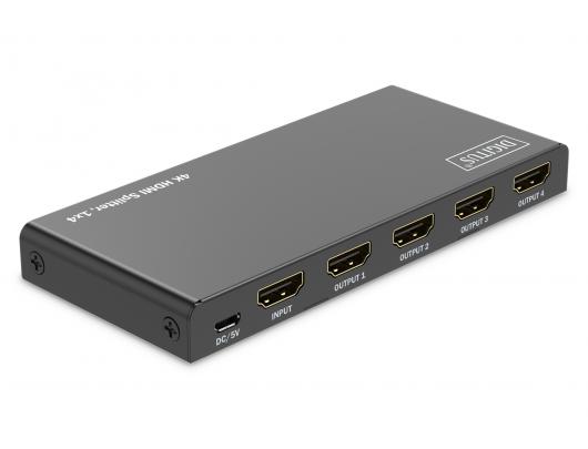 HDMI skirstytuvas Digitus DS-55337 4K Juodas