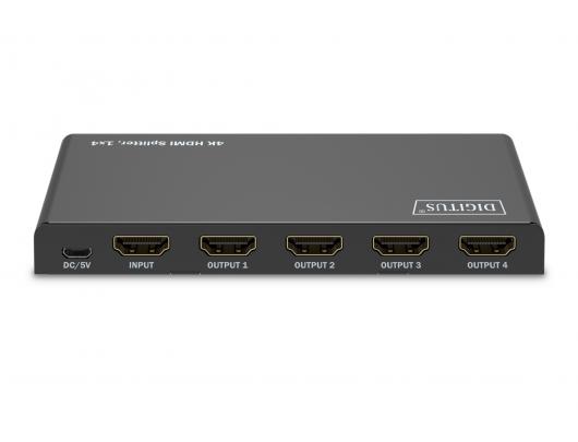 HDMI skirstytuvas Digitus DS-55337 4K Juodas