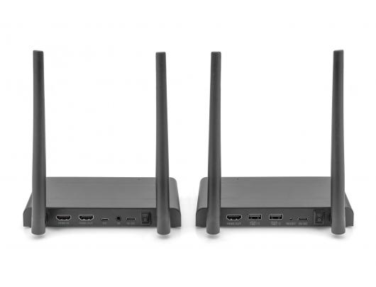 Belaidis HDMI KVM prailgintuvas Digitus DS-55328 150 m Juodas