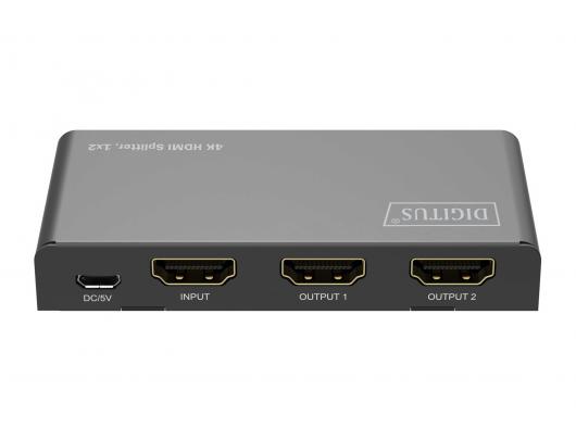 HDMI skirstytuvas Digitus DS-55336 4K Juodas