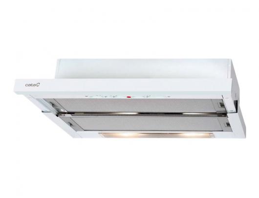 Gartraukis CATA TF-5260, teleskopinis, energijos efektyvumo klasė D, plotis 60 cm, 325 m³/h, slankiklis, LED, baltas.