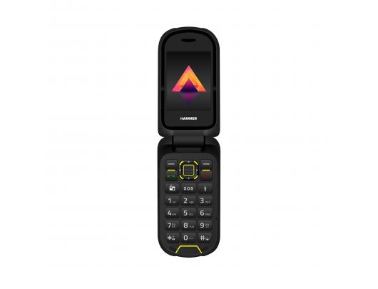 Mobilusis telefonas Hammer Bow LTE Juodas 2.4" TFT 48 MB 128 MB Dual SIM Nano SIM 3G Bluetooth 2.0 USB Type-C 2 MP 1200 mAh