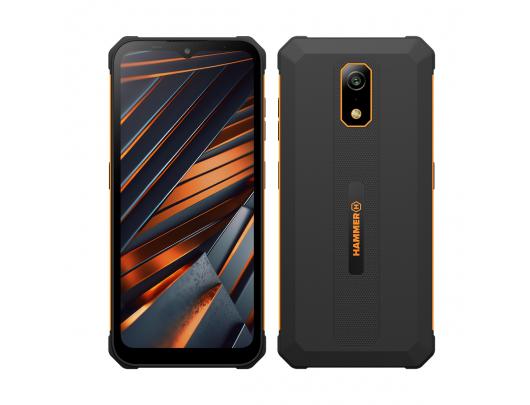 Mobilusis telefonas Hammer Iron Va 6.56" Oranžinė-juoda, 64 GB