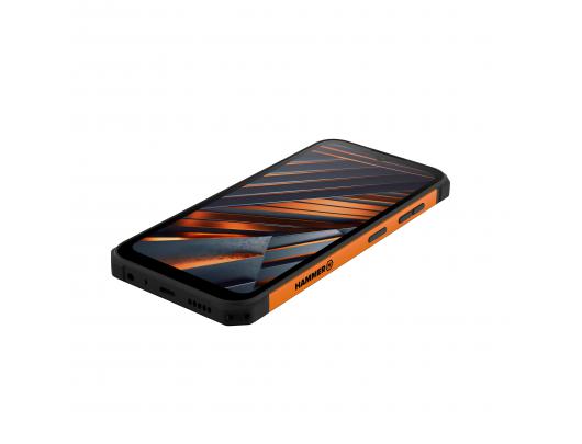 Mobilusis telefonas Hammer Iron Va 6.56" Oranžinė-juoda, 64 GB
