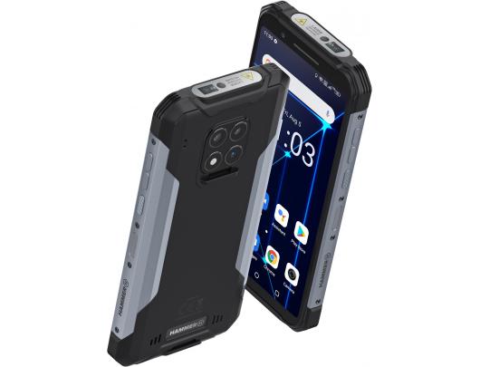 Mobilusis telefonas Hammer Construction Silver 6", 128 GB