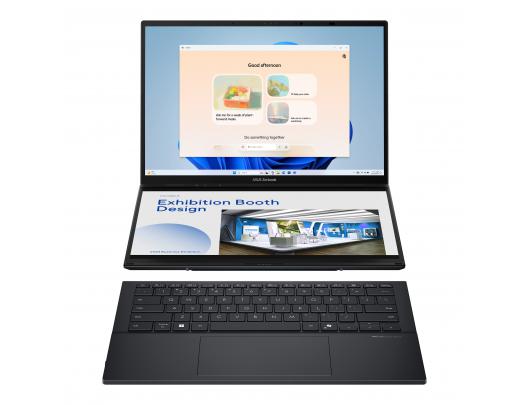 Nešiojamas kompiuteris Asus Zenbook Duo UX8406CA-PZ068X Basalt Gray 14" OLED Touchscreen 3K 2880x1800 pixels Glossy Intel Core Ultra 9 285H 32GB LPDD