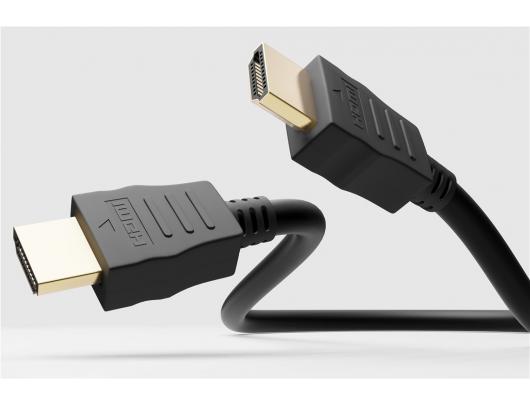HDMI kabelis Goobay Male 15 m juodas