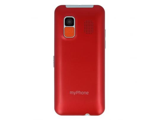 Telefonas myPhone Halo Easy, 1.77" TFT, 24 MB, 32 MB, Single SIM, Bluetooth, pagrindinė kamera 0.3 MP, 1000 mAh, raudonas.