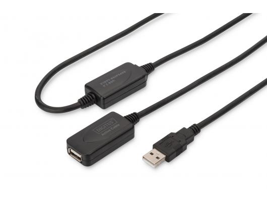 USB prailginimo laidas Digitus USB 2.0 Repeater Cable DA-73102 20 m