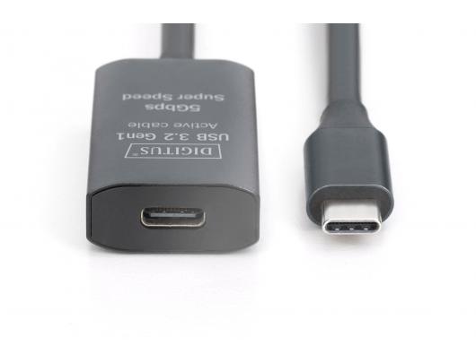 USB prailginimo laidas Digitus 5 m juodas