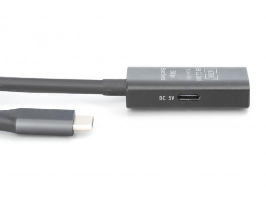 USB prailginimo laidas Digitus 10 m Juodas