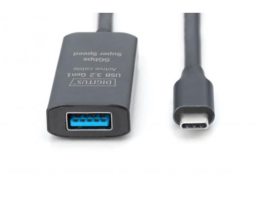 USB prailginimo laidas Digitus 10 m juodas