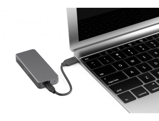 M.2 disko dėžutė / adapteris Digitus DA-71157 NVMe 20Gbps USB 3.2 Gen2x2