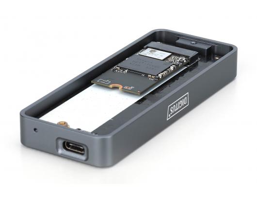 M.2 disko dėžutė / adapteris Digitus DA-71157 NVMe 20Gbps USB 3.2 Gen2x2