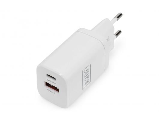 Maitinimo adapteris Digitus USB Type A 24 pin USB-C 30 W 5 / 9 / 12 / 15 / 20 V
