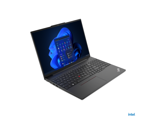 Nešiojamas kompiuteris Lenovo ThinkPad E16 Graphite Black 16" IPS WUXGA 1920x1200 pixels Anti-glare Intel Core i5 i5-1335U 16GB DDR4 Solid-state driv