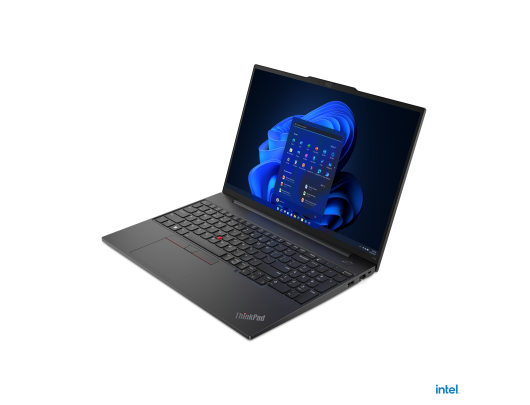Nešiojamas kompiuteris Lenovo ThinkPad E16 Graphite Black 16" IPS WUXGA 1920x1200 pixels Anti-glare Intel Core i5 i5-1335U 16GB DDR4 Solid-state driv
