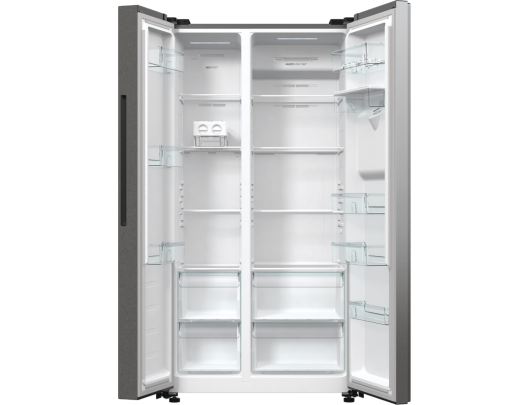 Šaldytuvas-šaldiklis Gorenje NRR9185EAXLWD 178.6 cm Sidabrinis