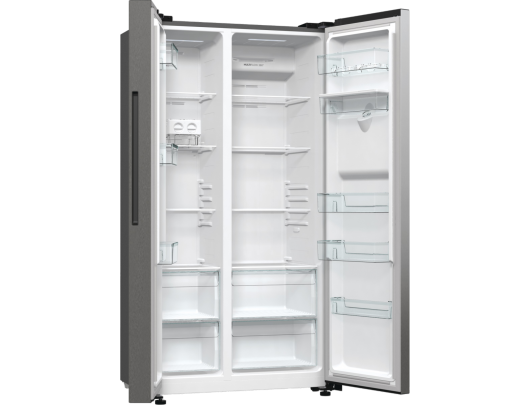 Šaldytuvas-šaldiklis Gorenje NRR9185EAXLWD 178.6 cm Sidabrinis
